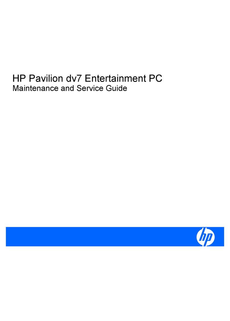 HP Dv7-2040us - Pavilion Entertainment - Core 2 Quad... Manual