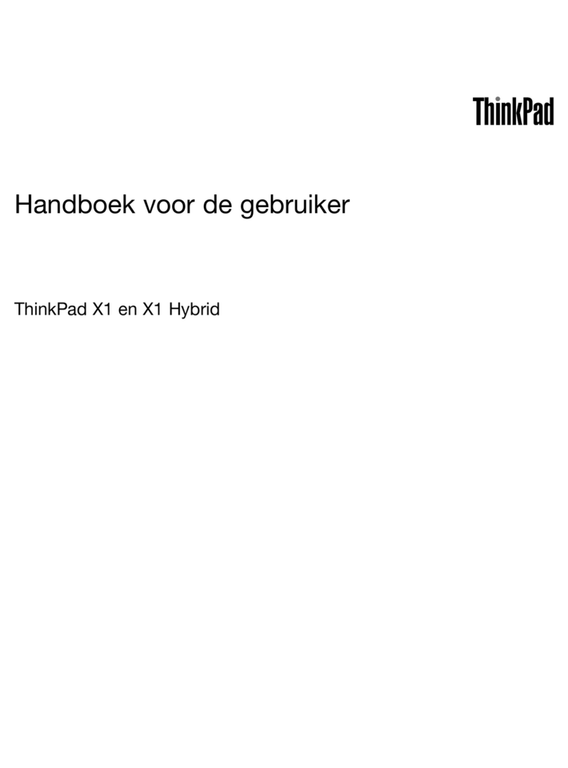 Lenovo ThinkPad X1 Hybrid Instruction Manual
