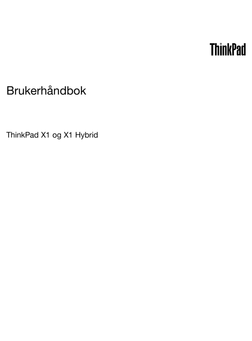 Lenovo ThinkPad X1 Hybrid User manual