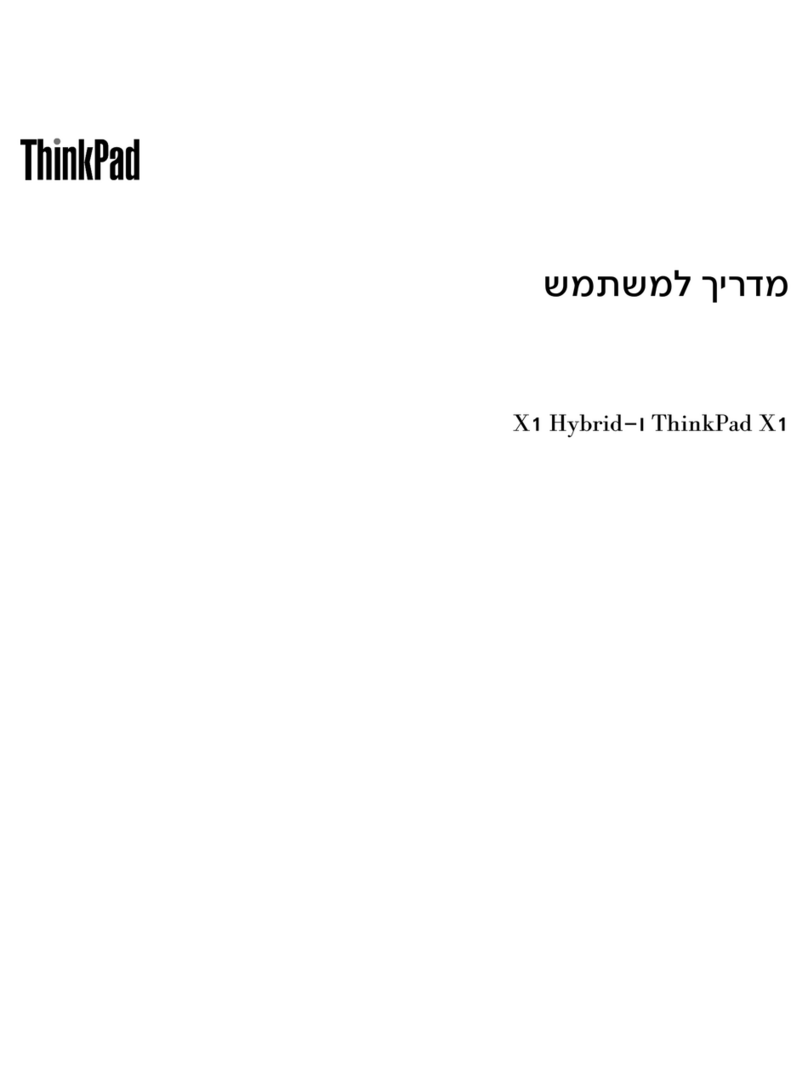 Lenovo ThinkPad X1 User manual
