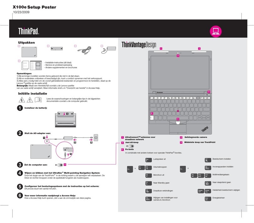 Lenovo THINKPAD X100E How to use Lenovo THINKPAD X100E How to use