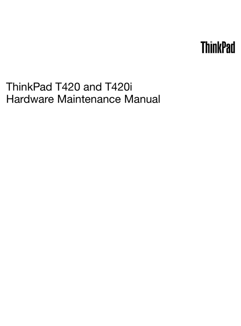 Lenovo ThinkPad T420i Hardware Maintenance Manual