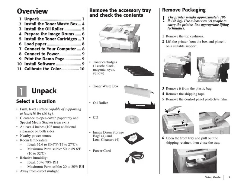 Oki Okicolor8 User manual