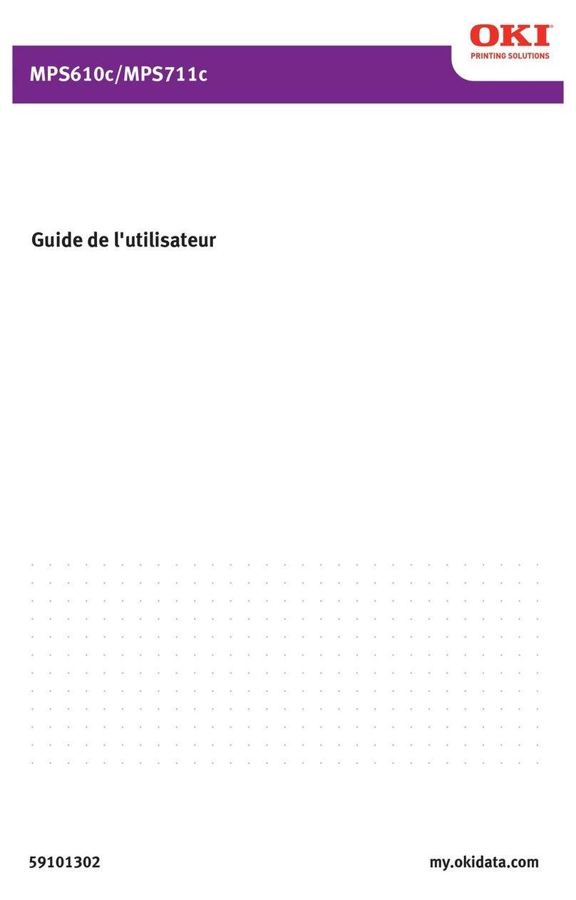 Oki MPS711c Quick start guide