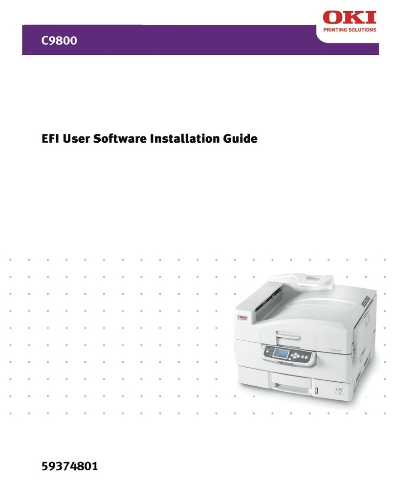Oki C9800hdn Software installation guide