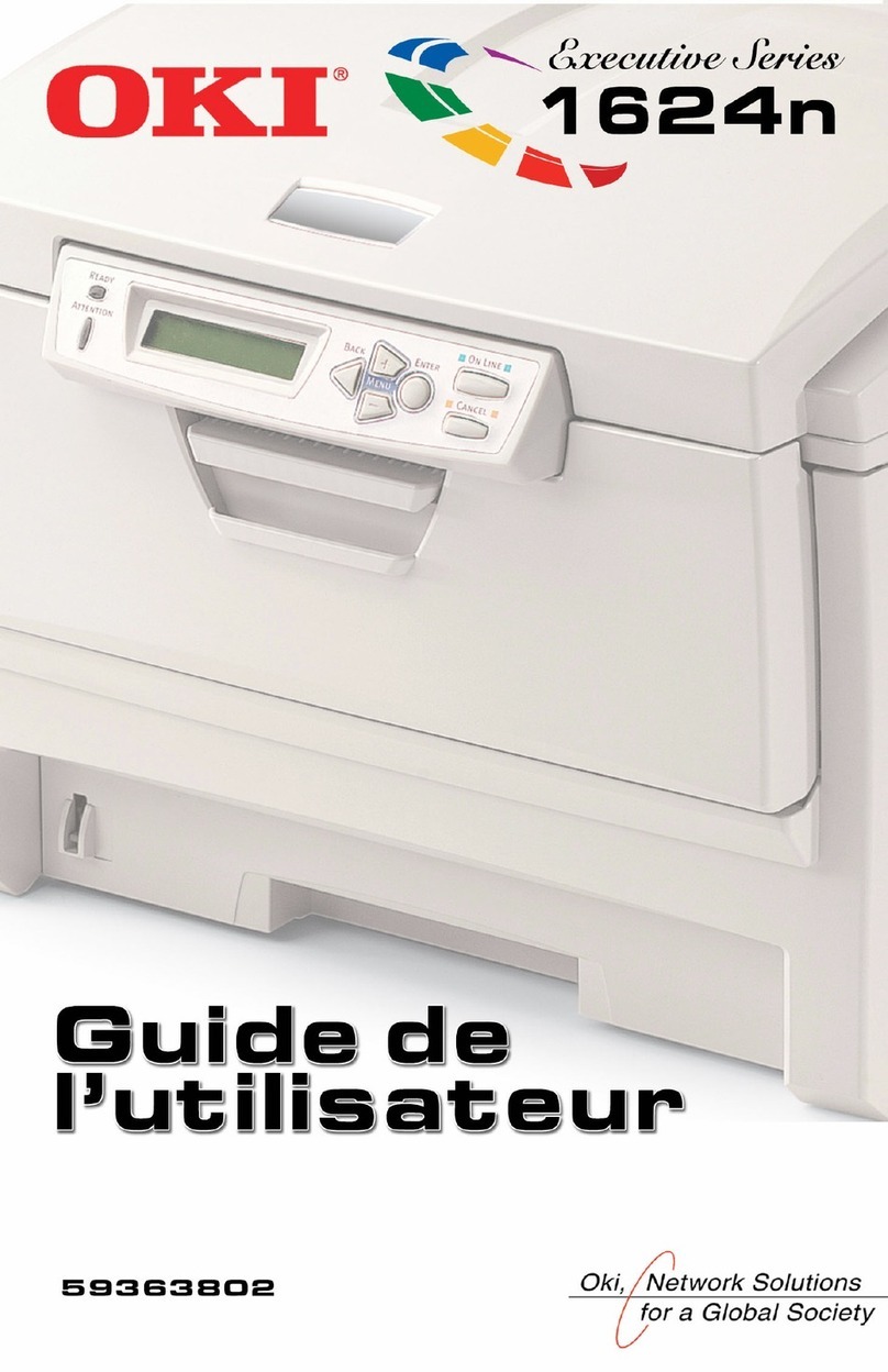 Oki ES1624n MFP Quick start guide