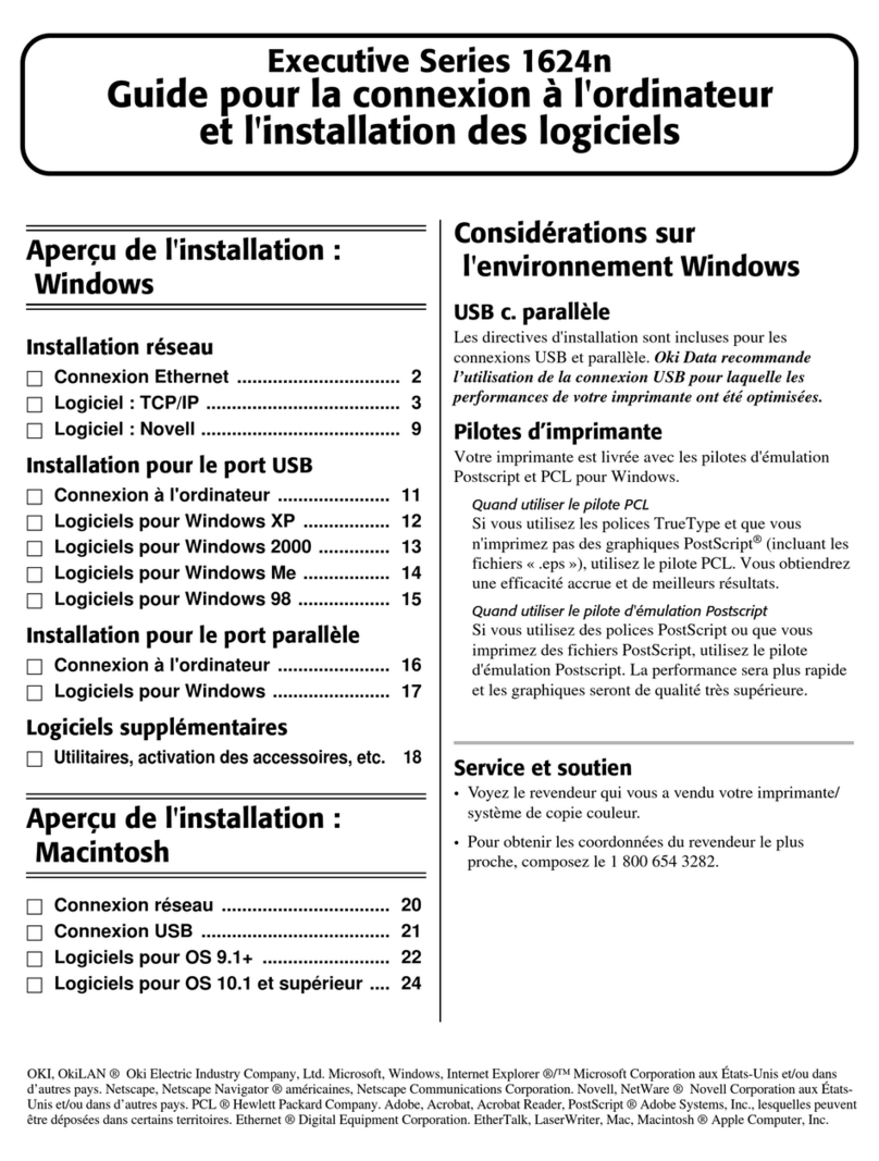 Oki ES1624n MFP Instruction Manual