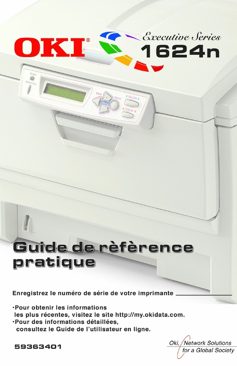 Oki ES1624n MFP Quick start guide