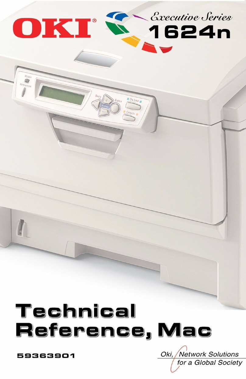 Oki ES1624n MFP Use and care manual