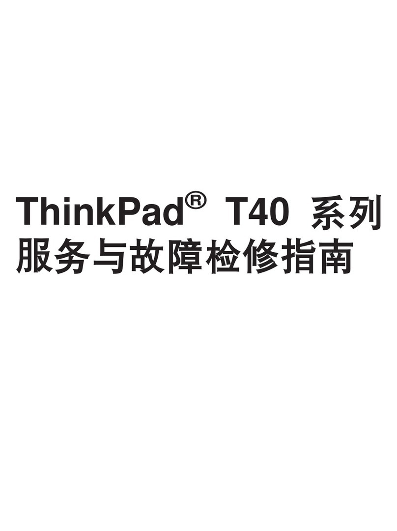 Lenovo THINKPAD T42 User manual