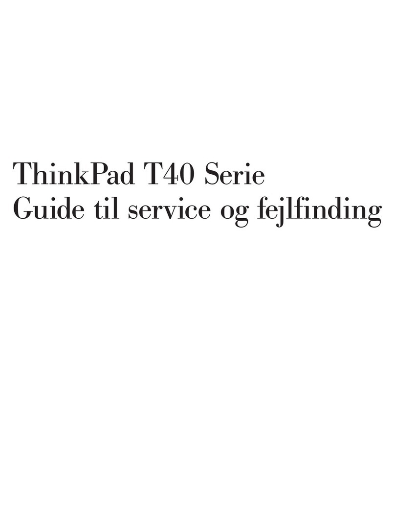 Lenovo THINKPAD T42 User manual