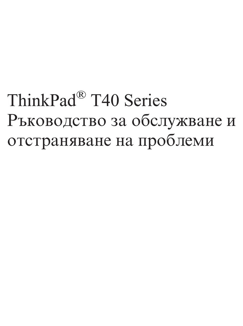 Lenovo THINKPAD T42 User manual