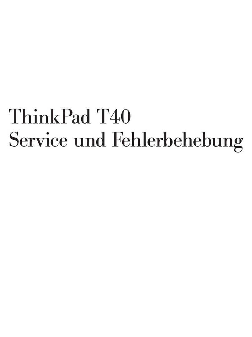 Lenovo THINKPAD T42 User manual