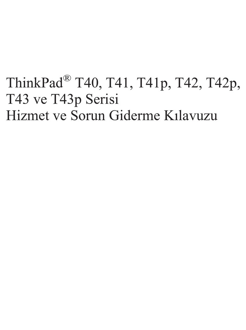 Lenovo THINKPAD T42 User manual