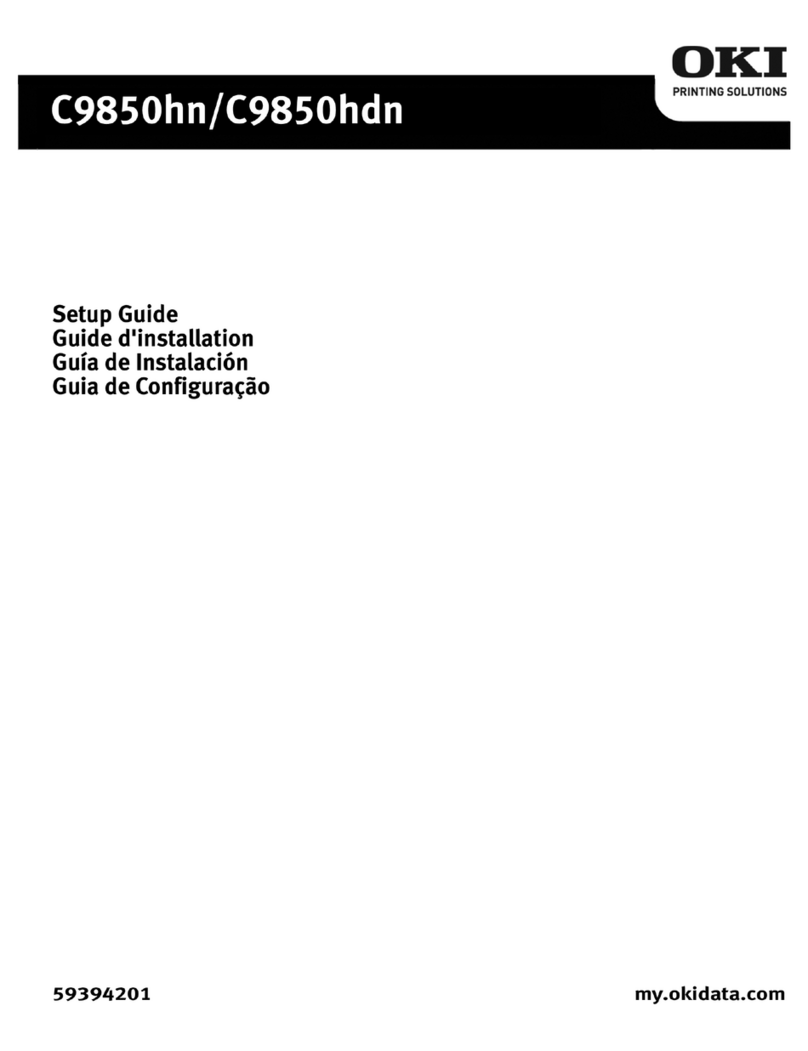 Oki C9850hdn User manual