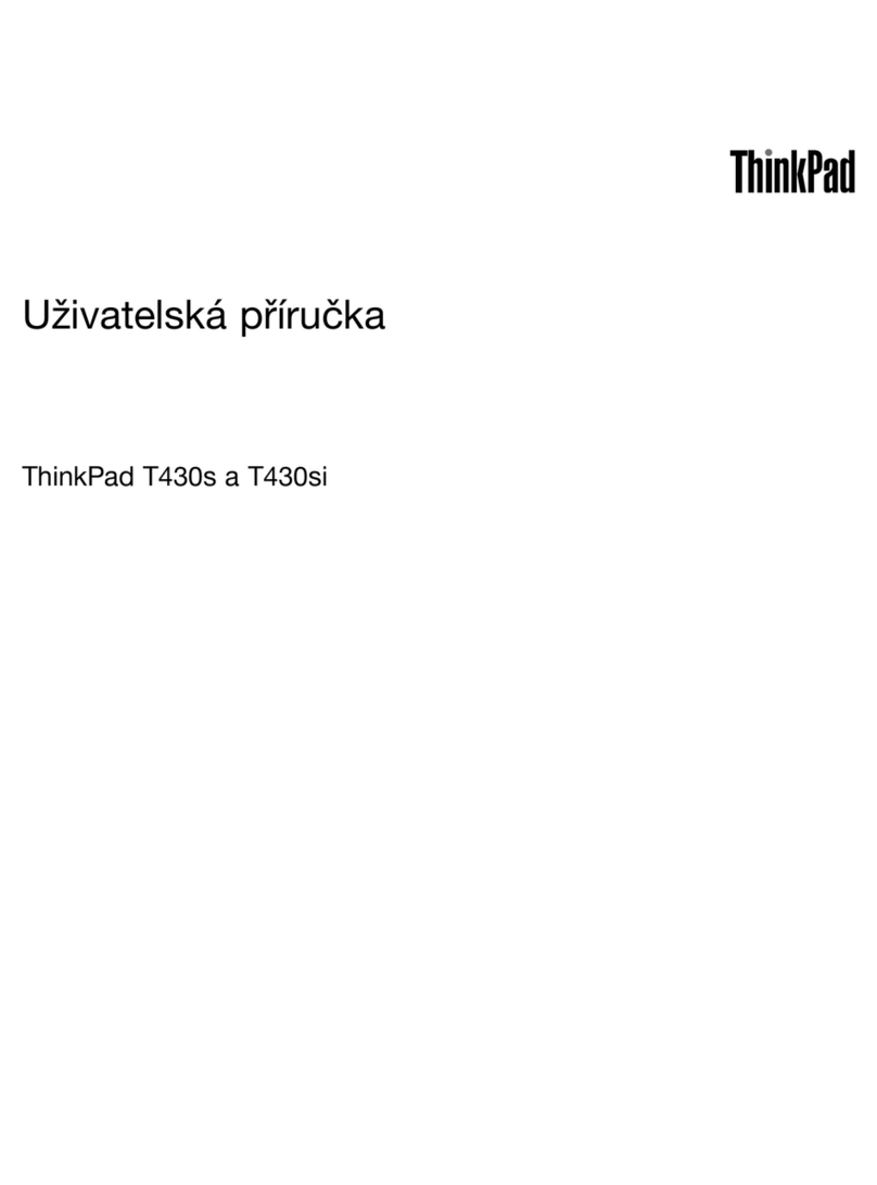 Lenovo ThinkPad T430s Uživatelská příručka