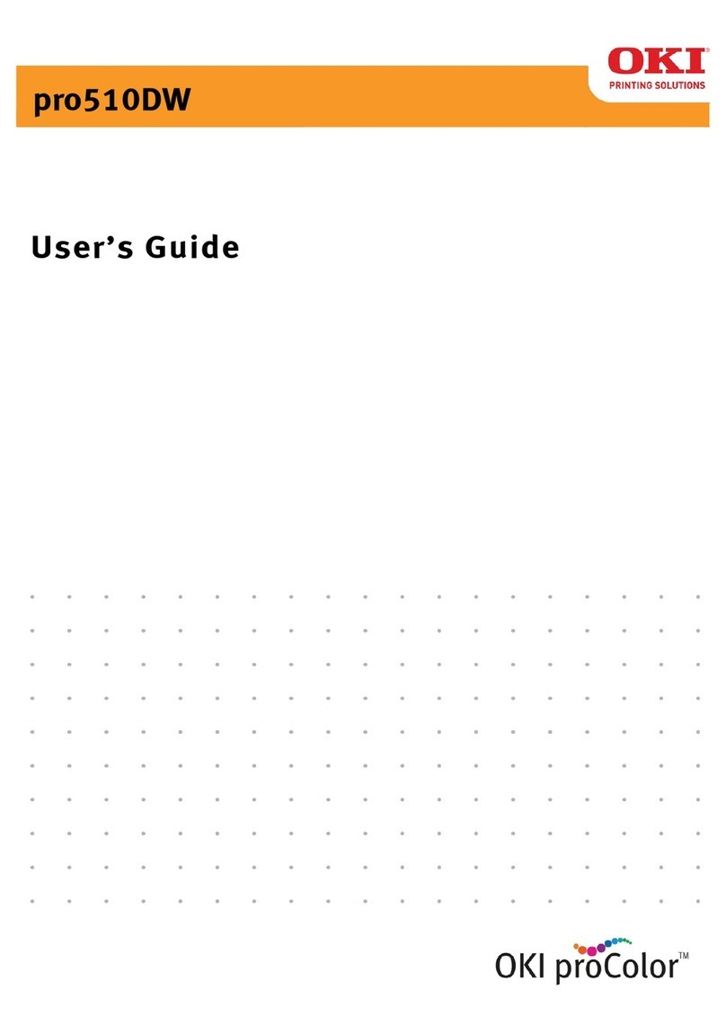 Oki proColor Pro510DW User manual