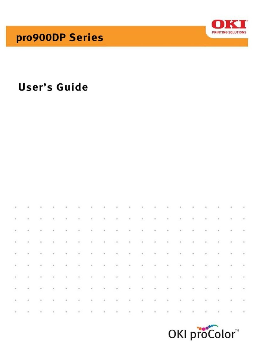 Oki proColor pro900DP User manual