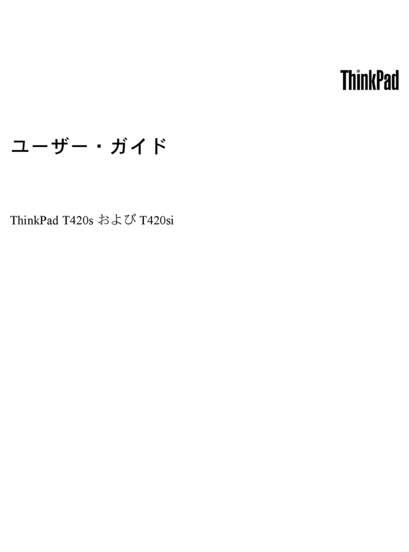 Lenovo ThinkPad T420si User manual