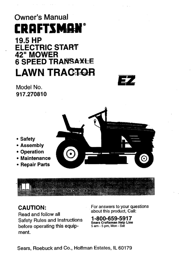 Craftsman EZ 917.270810 User manual