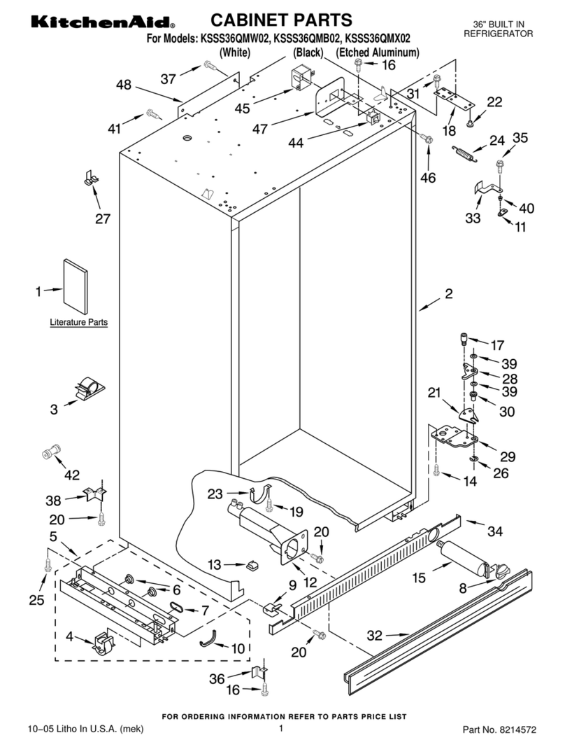 KitchenAid KSSS36QMB02 User manual KitchenAid KSSS36QMB02 User manual