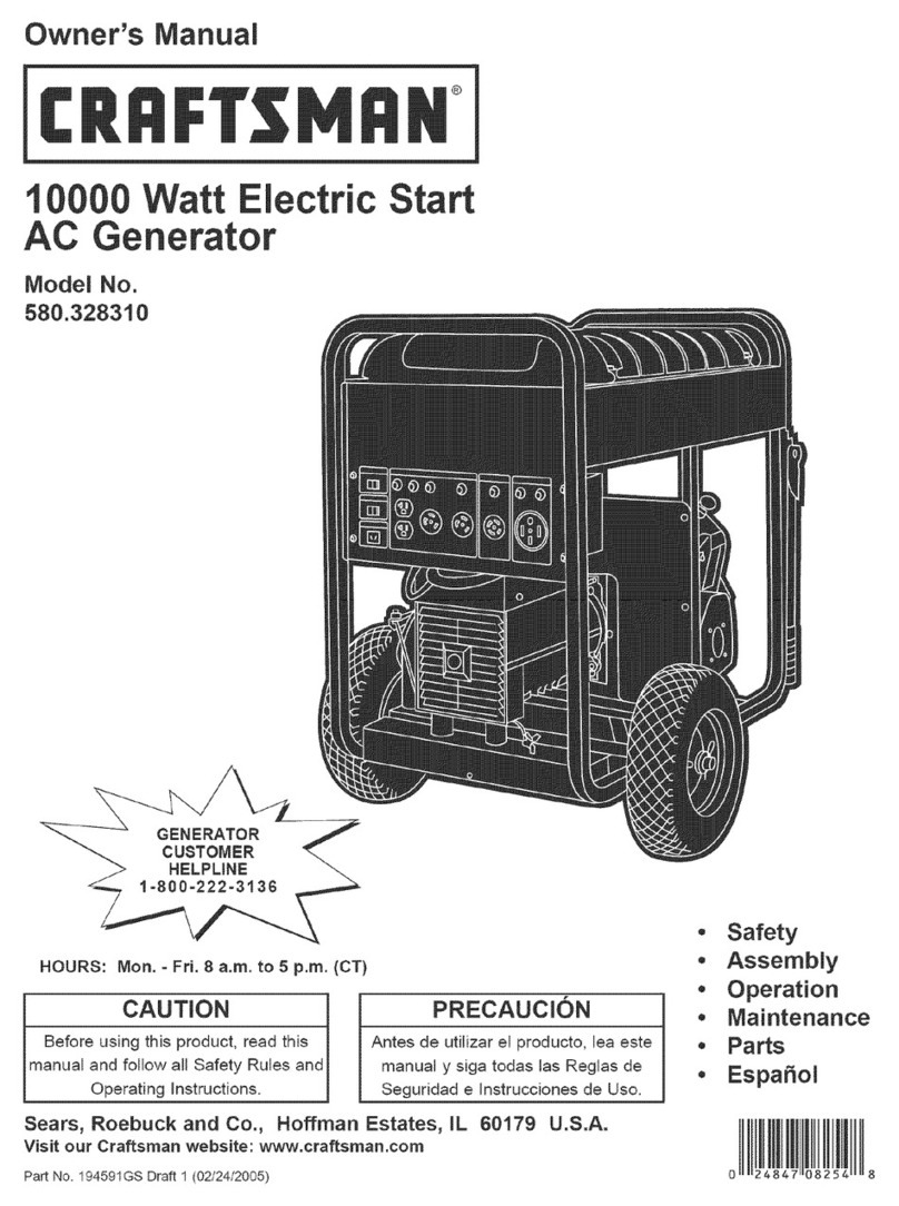 Craftsman 580.328310 owner's manual