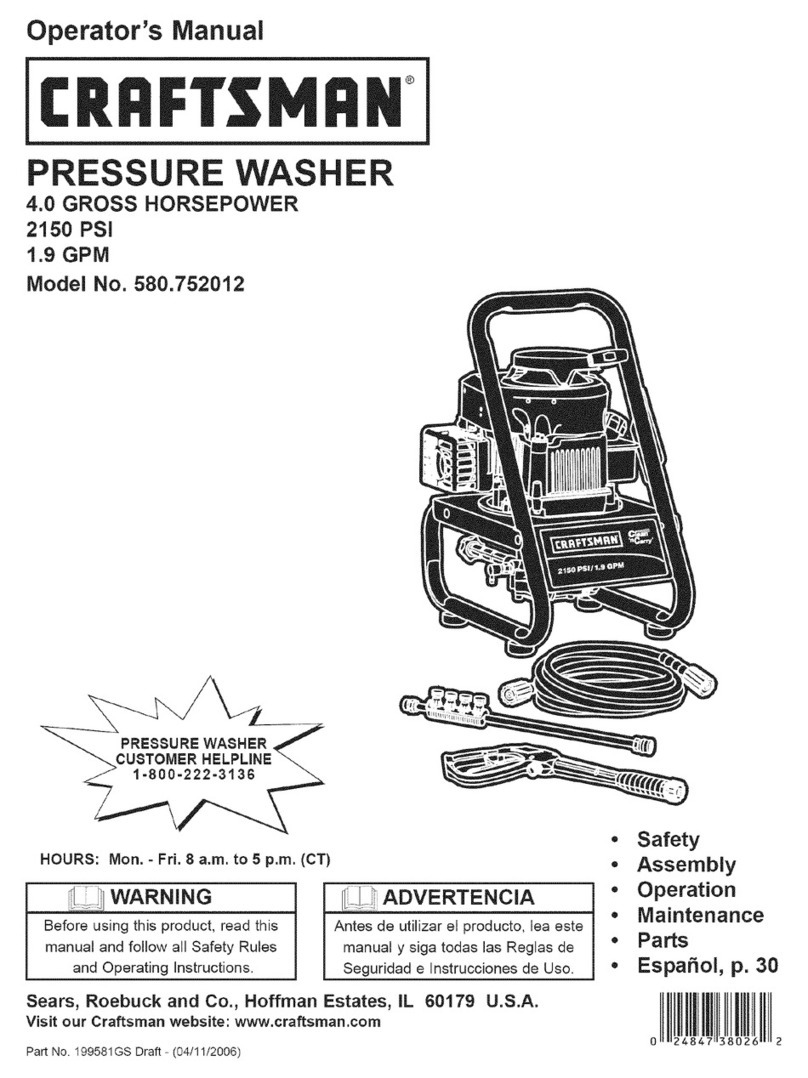 Craftsman 580.752012 User manual
