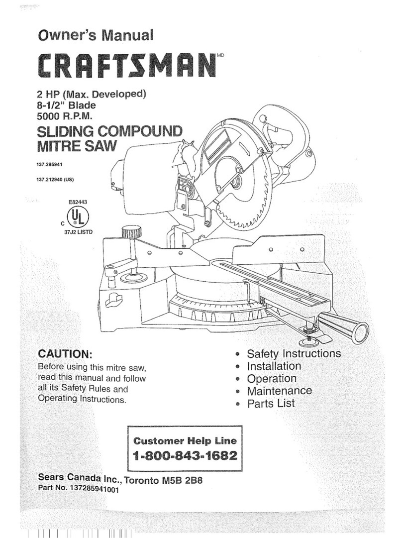 Craftsman 137.212940 User manual