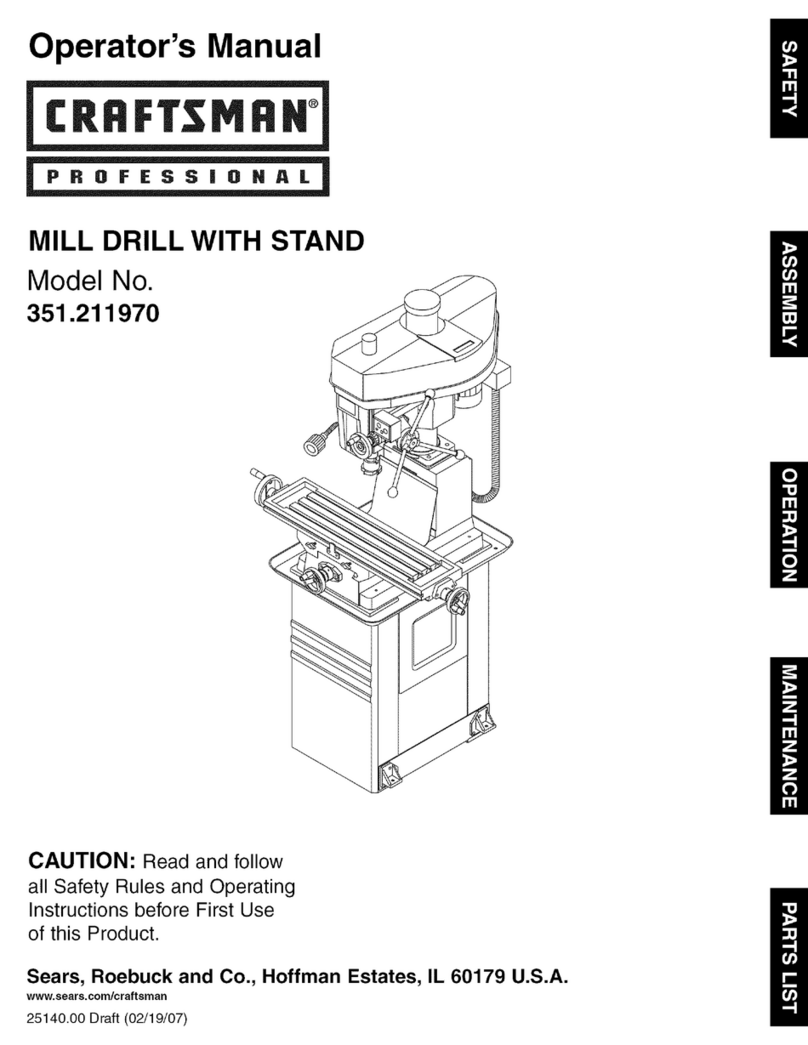 Craftsman Professional 351.211970 User manual