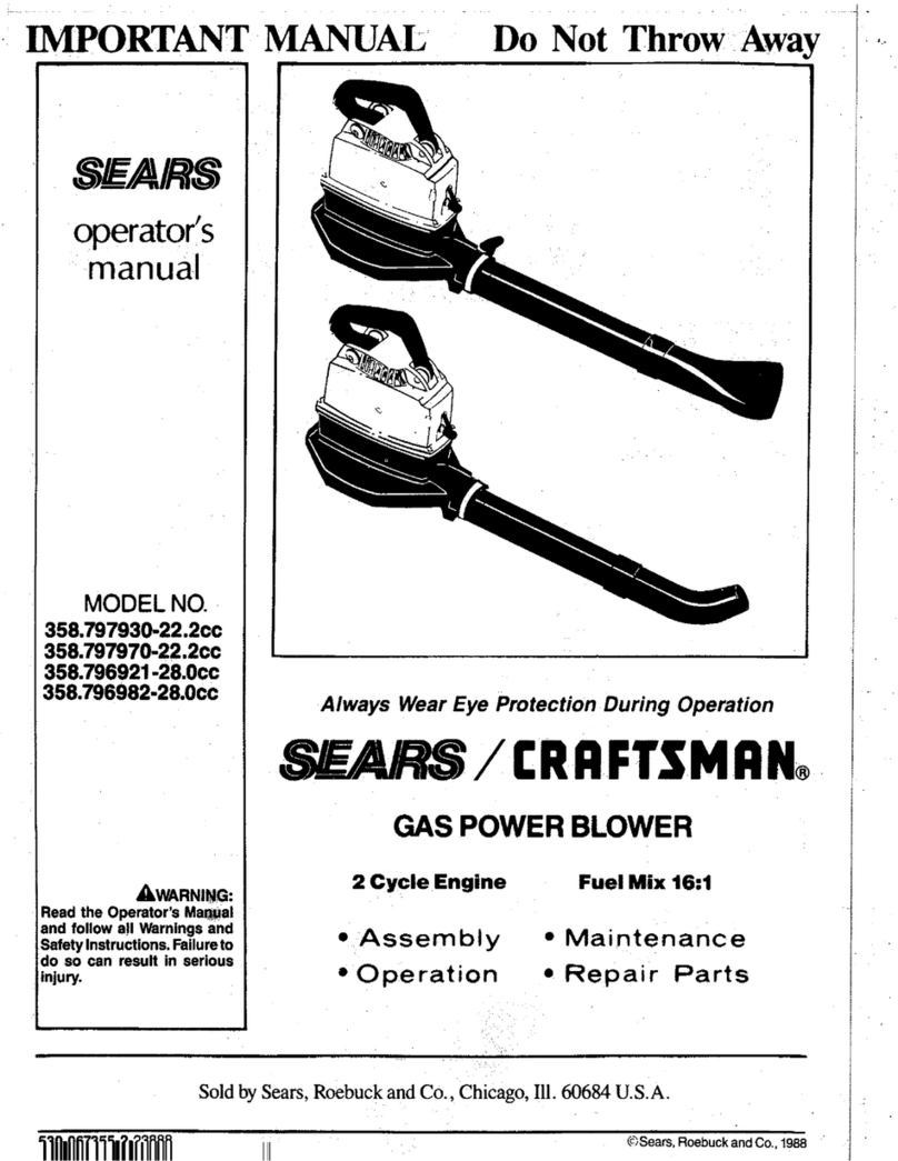 Craftsman 358.796921 Operator's manual