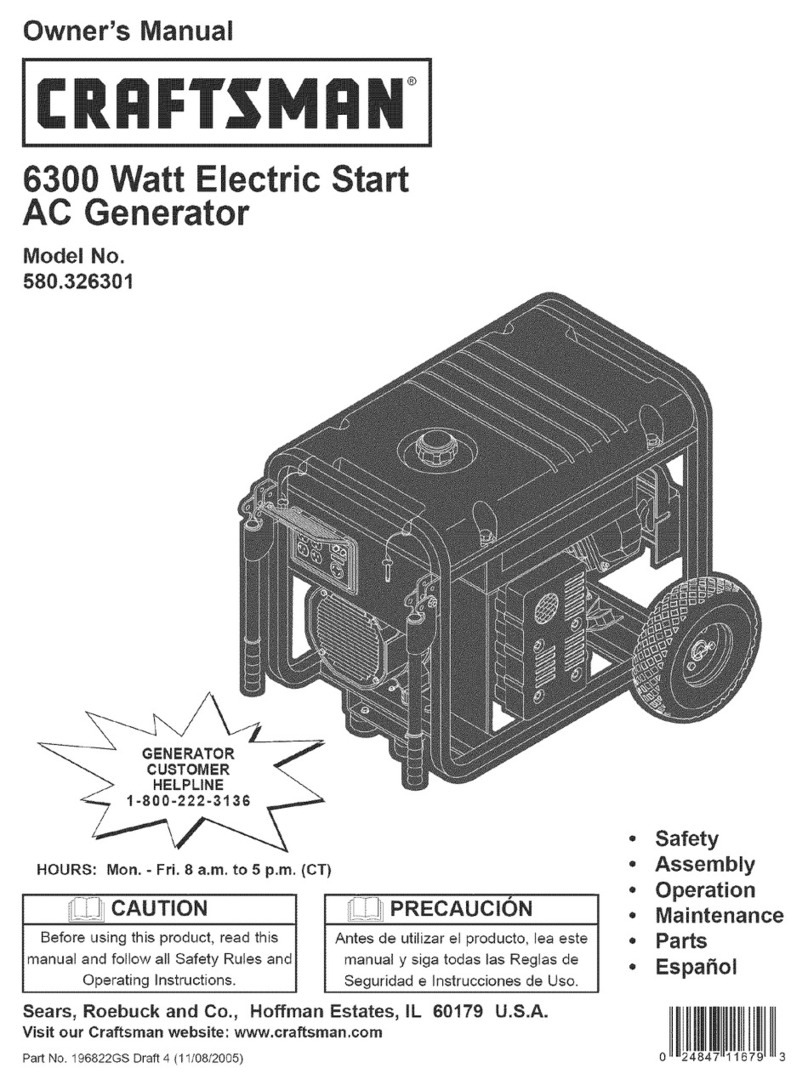 Craftsman 580.326301 User manual