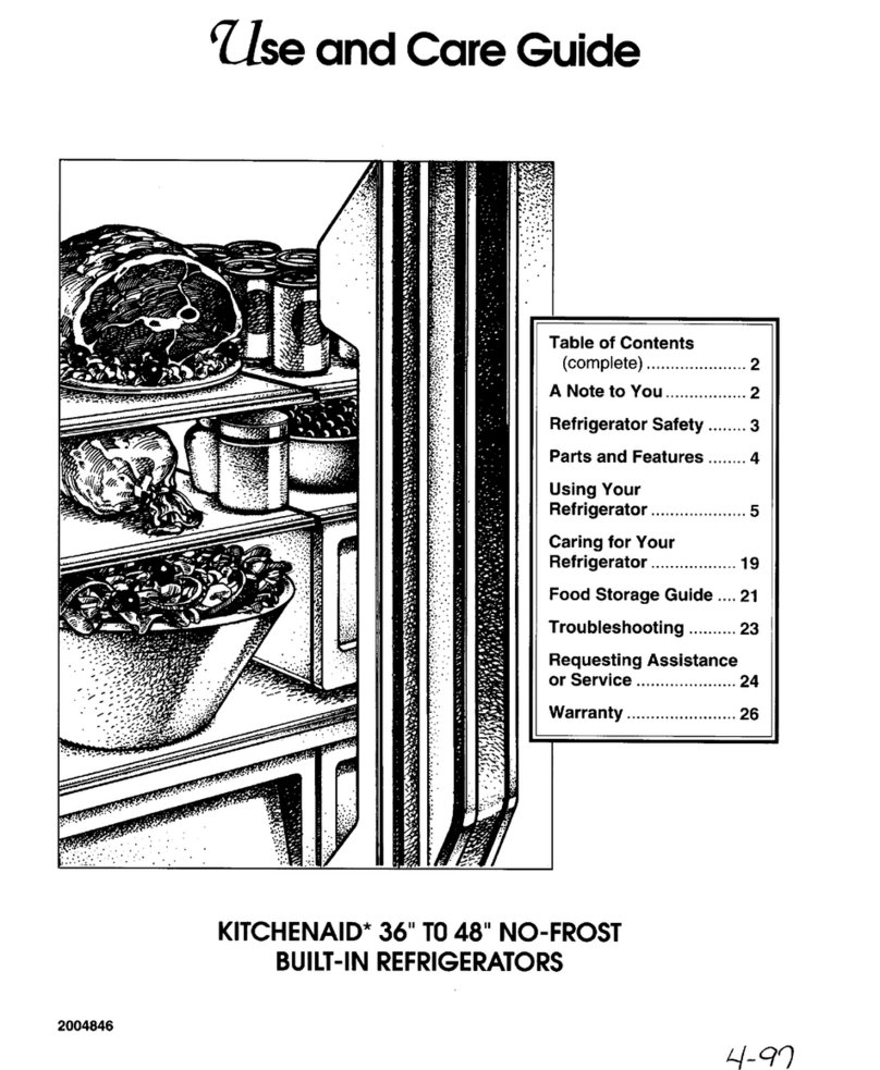 KitchenAid KSSS36MDX05 User manual
