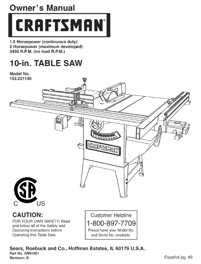 Craftsman 152.221140 User manual