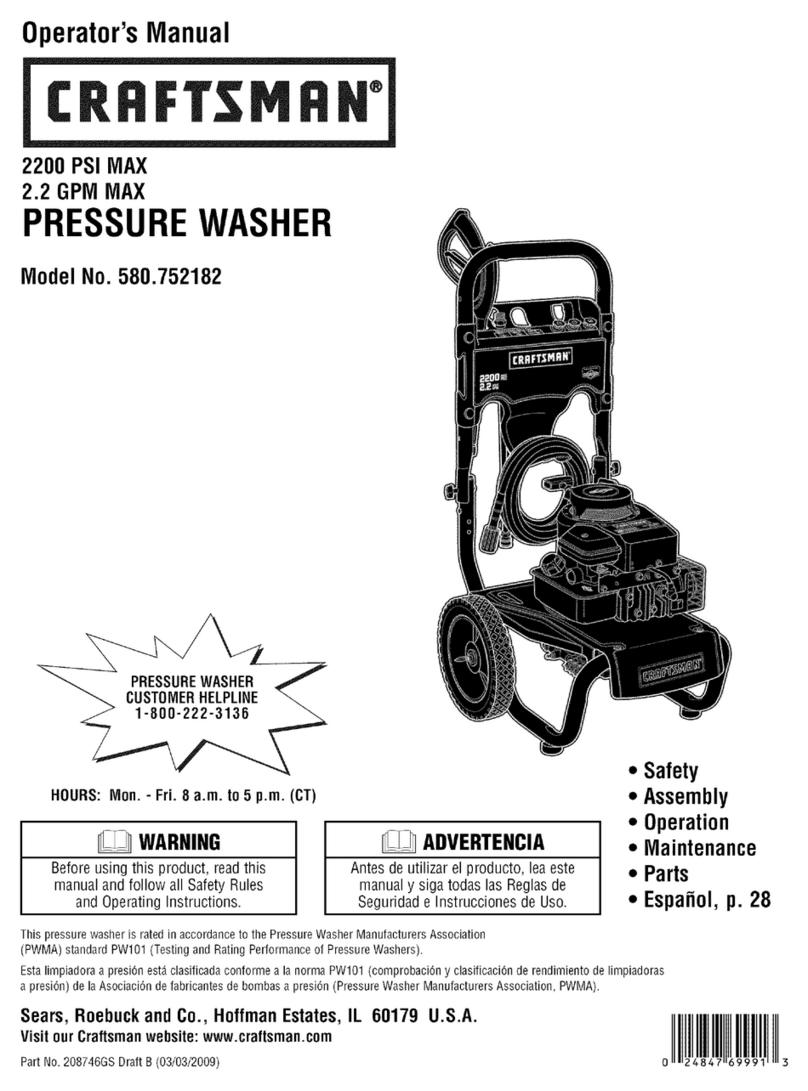 Craftsman 580.752182 User manual
