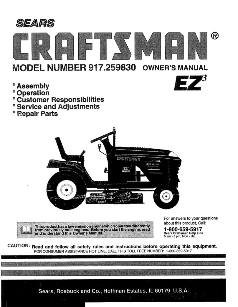 Craftsman EZ3 917.259830 User manual