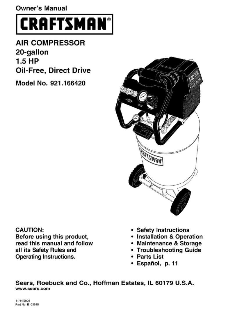 Craftsman 921.166420 owner's manual