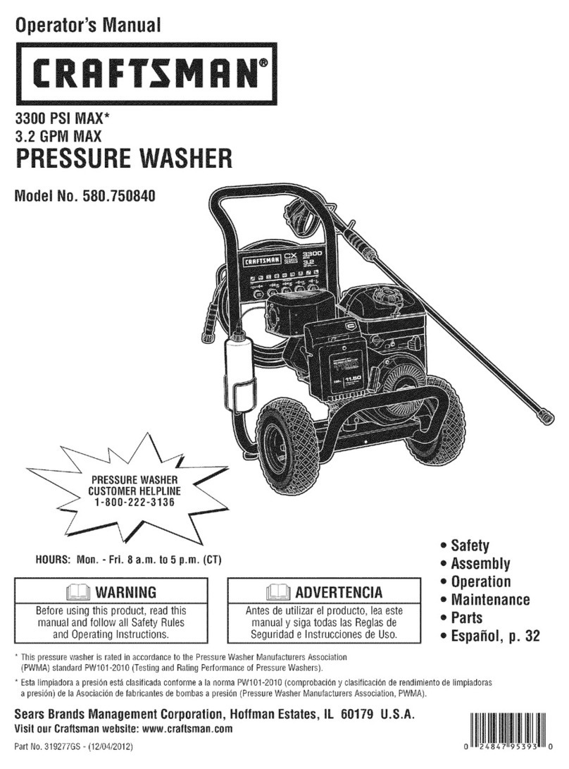 Craftsman 580.750840 Operator's manual