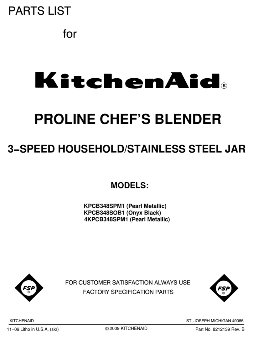 KitchenAid KPCB348SOB1 User manual KitchenAid KPCB348SOB1 User manual