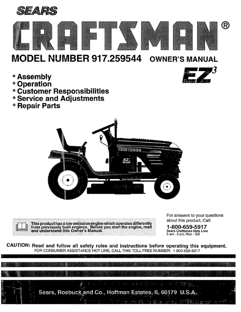 Craftsman EZ3 917.259544 owner's manual