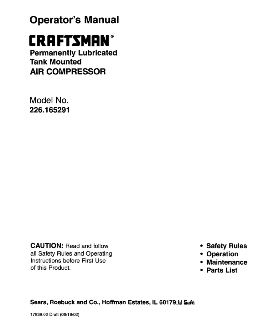 Craftsman 226.165291 Operator's manual