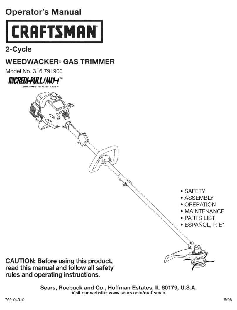 Craftsman Incredi-Pull 316.791900 Operator's manual