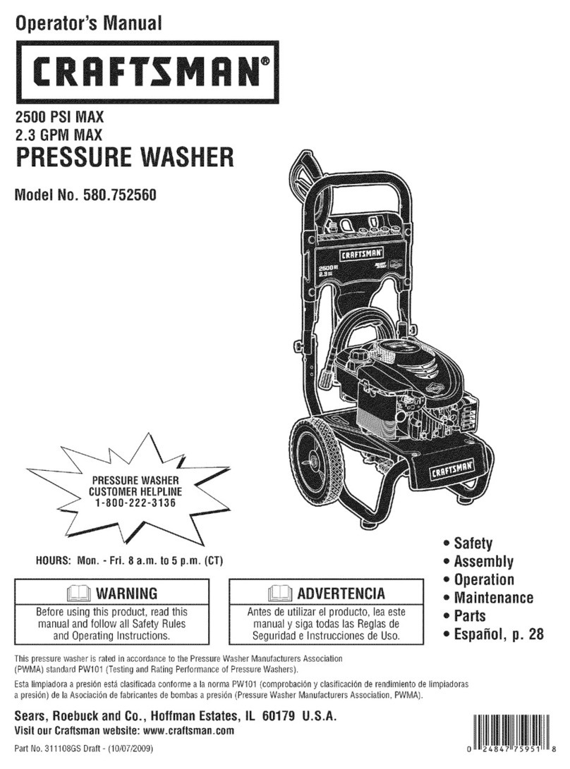 Craftsman 580.752560 User manual