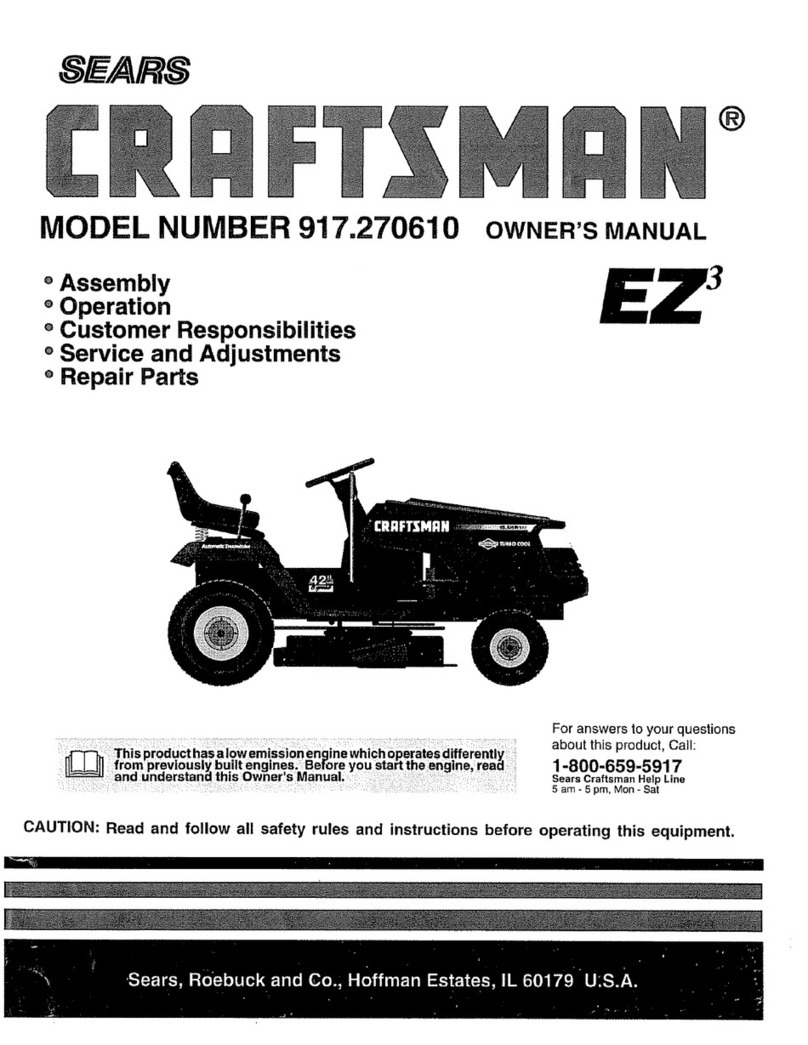 Craftsman EZ3 917.270610 User manual