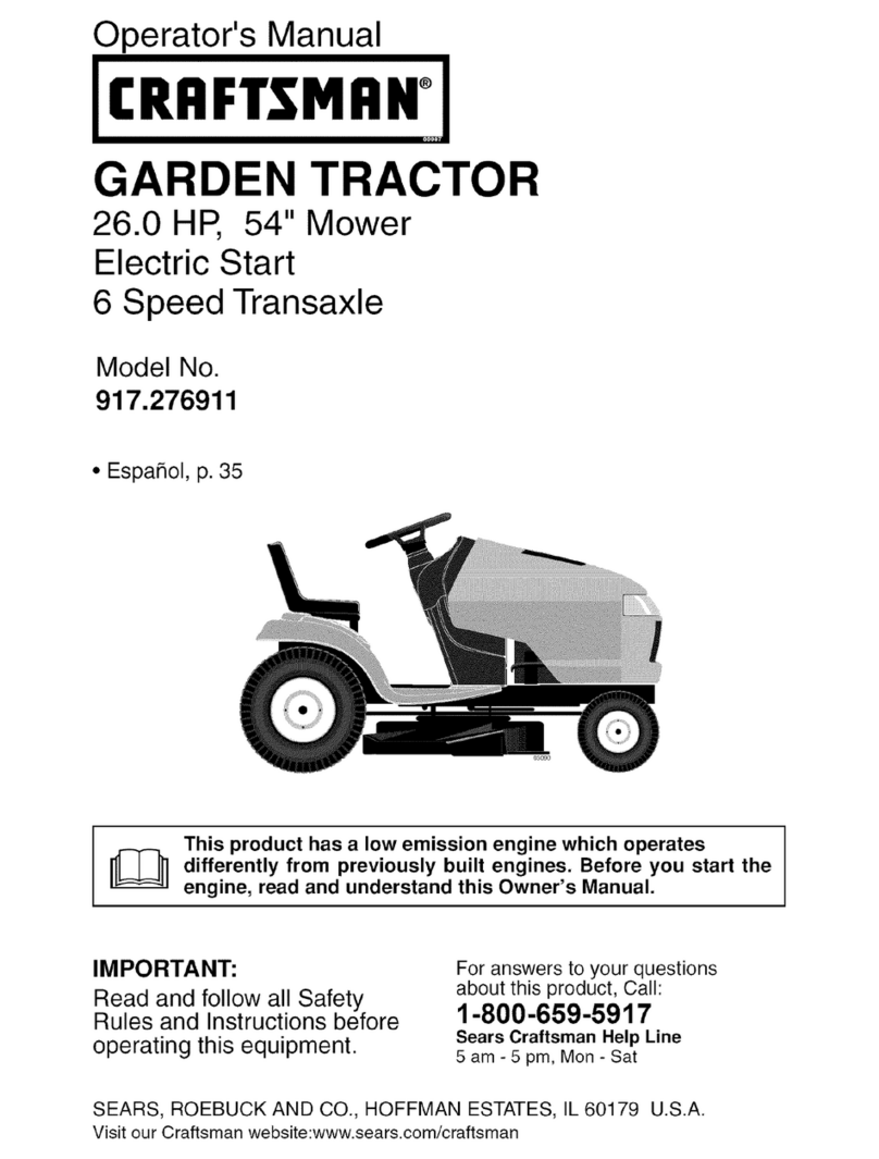 Craftsman 917.276911 Operator's manual