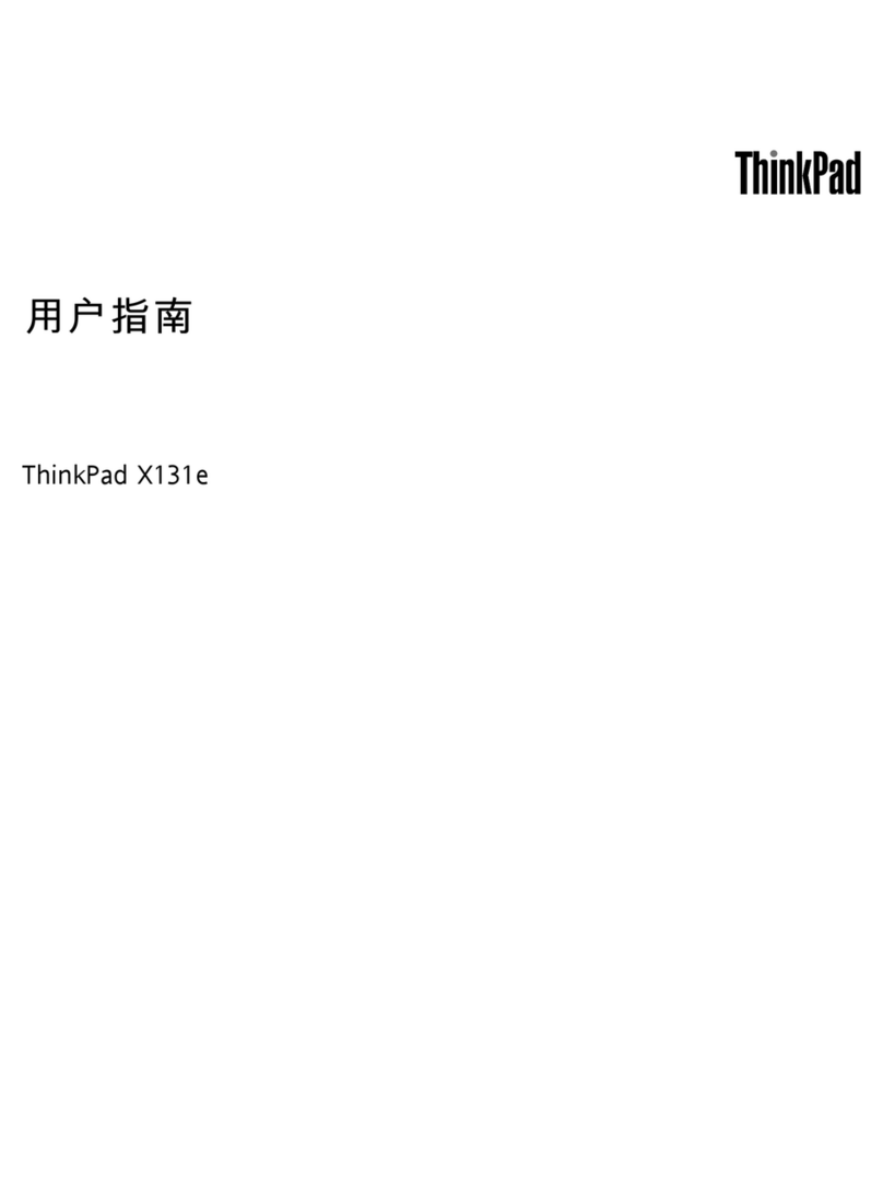 Lenovo ThinkPad X131e User manual