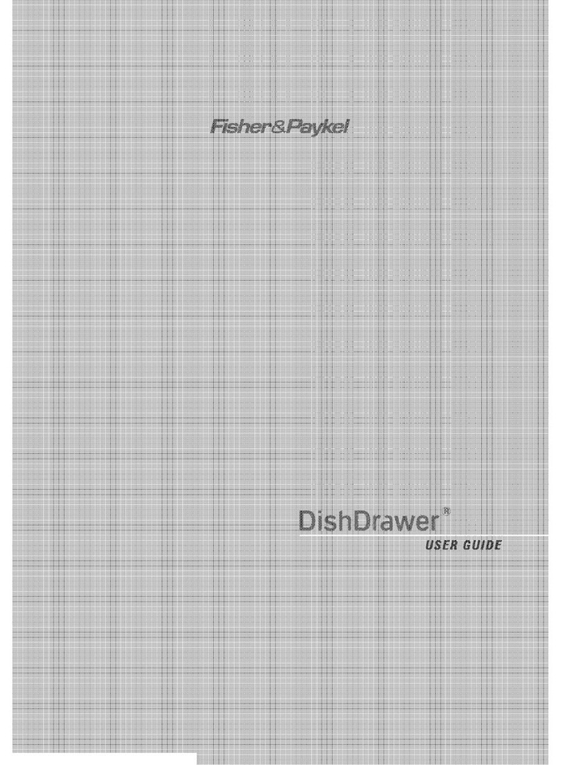 Fisher & Paykel DishDrawer DD603I Integrated User manual Fisher & Paykel DishDrawer DD603I Integrated User manual