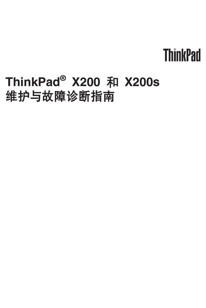 Lenovo THINKPAD X200S Service and troubleshooting guide