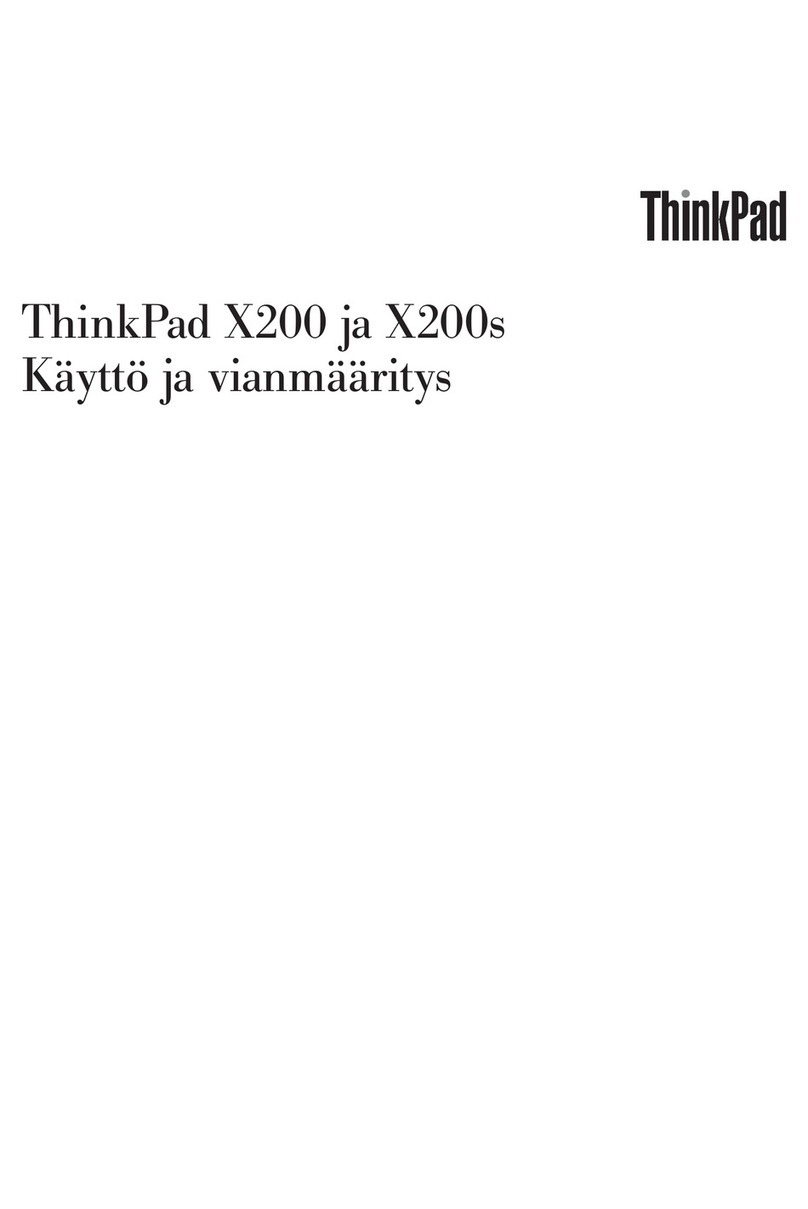 Lenovo THINKPAD X200S Instruction sheet