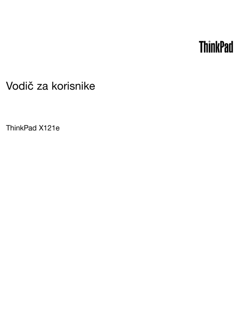 Lenovo ThinkPad X121e Vodič za korisnike