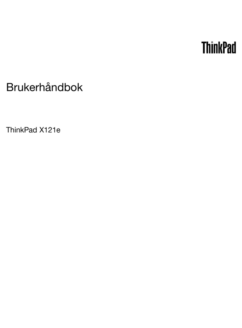 Lenovo ThinkPad X121e Brukerhåndbok